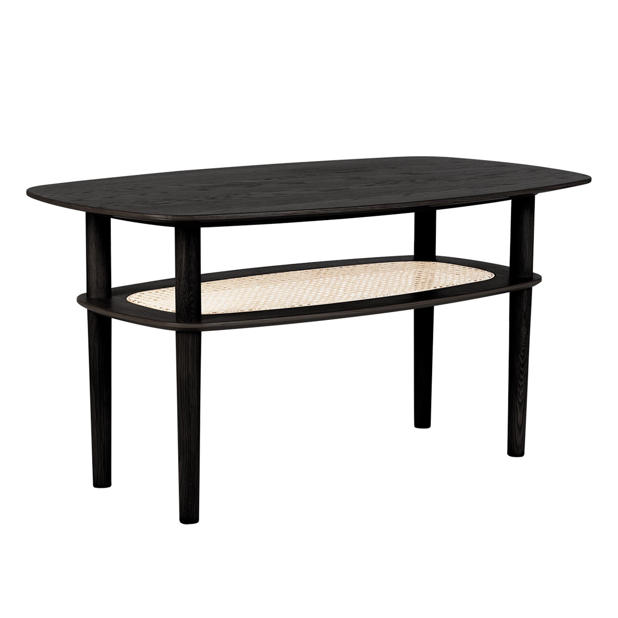 Eleganter Together Couchtisch von Umage aus Eichenholz mit venezianischer Ablage. Ideal für gesellige Abende und stilvolle Wohnzimmer.