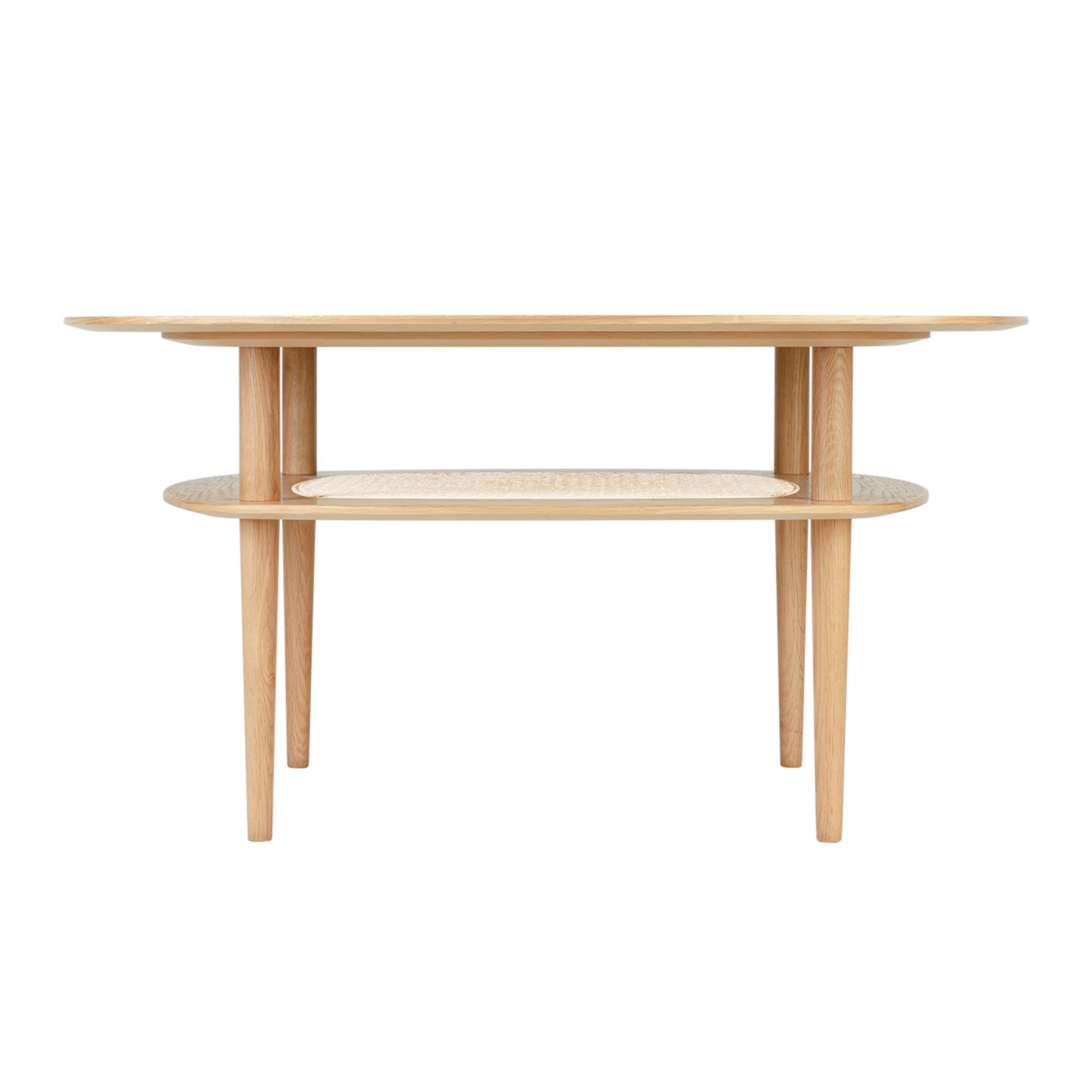 Stilvoller Umage Together Tisch aus Eiche mit praktischer Ablage.