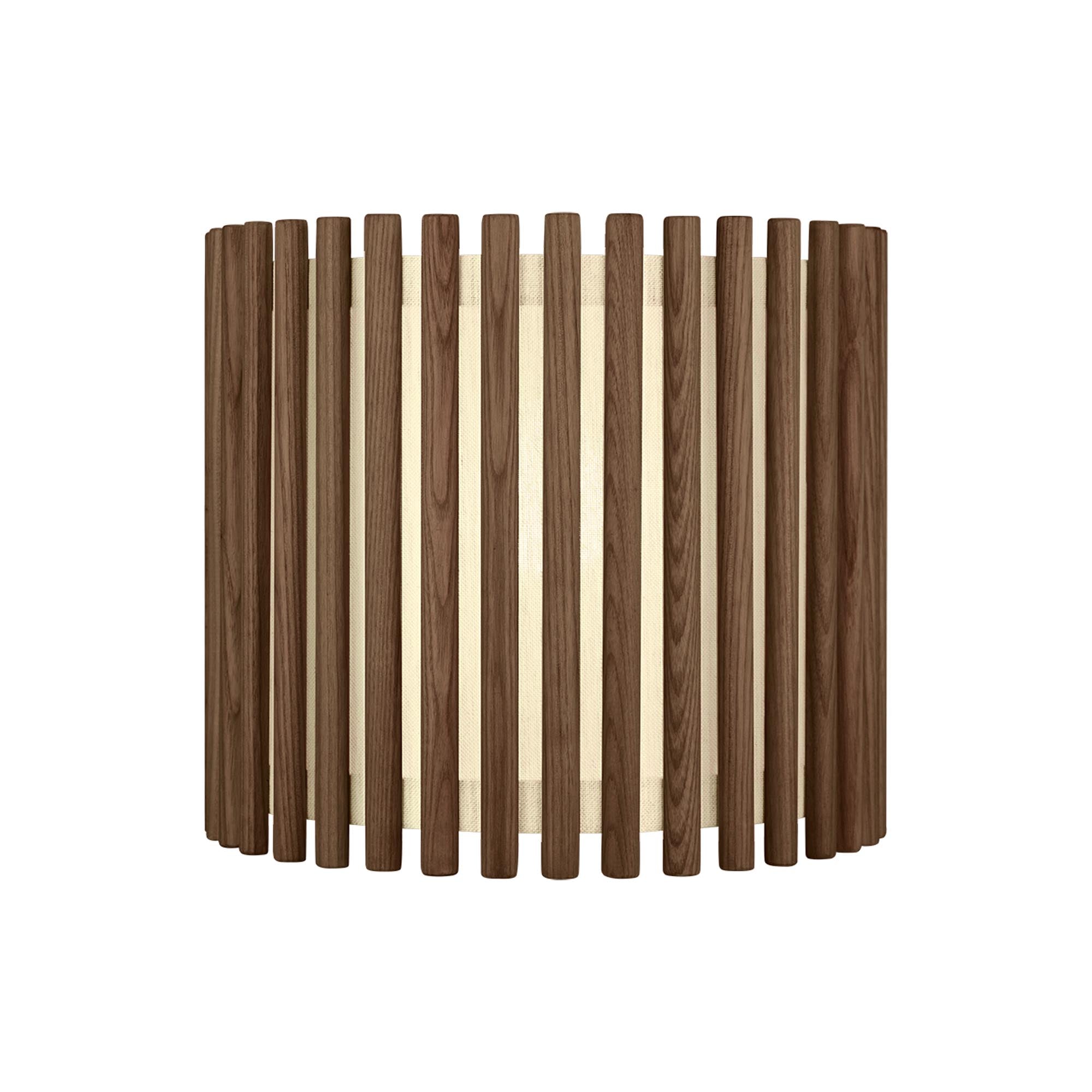 Komorebi Square: Stilvoller Lampenschirm mit natürlichem Holzdesign.
