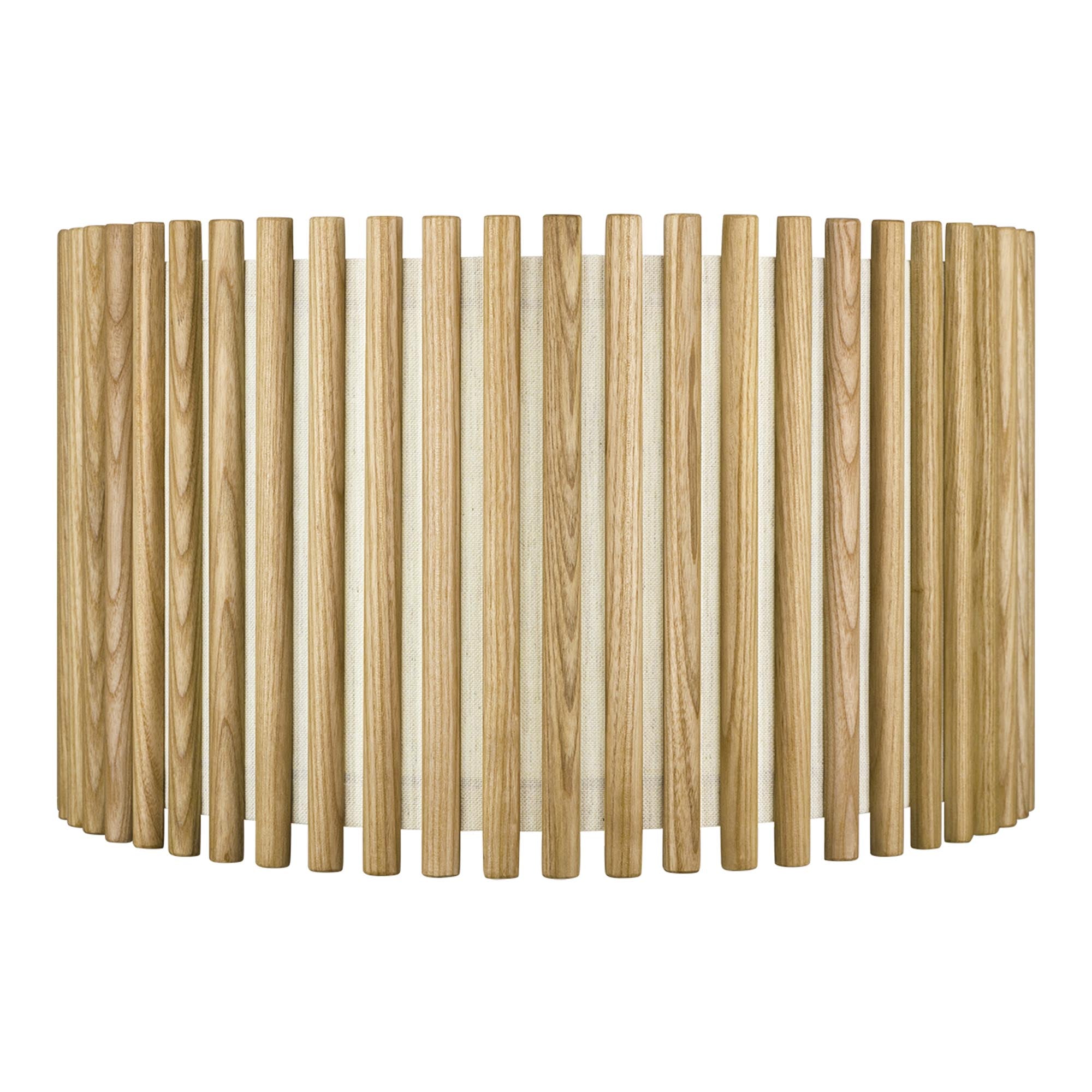 Komorebi Circle: Zeitloser Holz-Lampenschirm für warmes Ambiente.