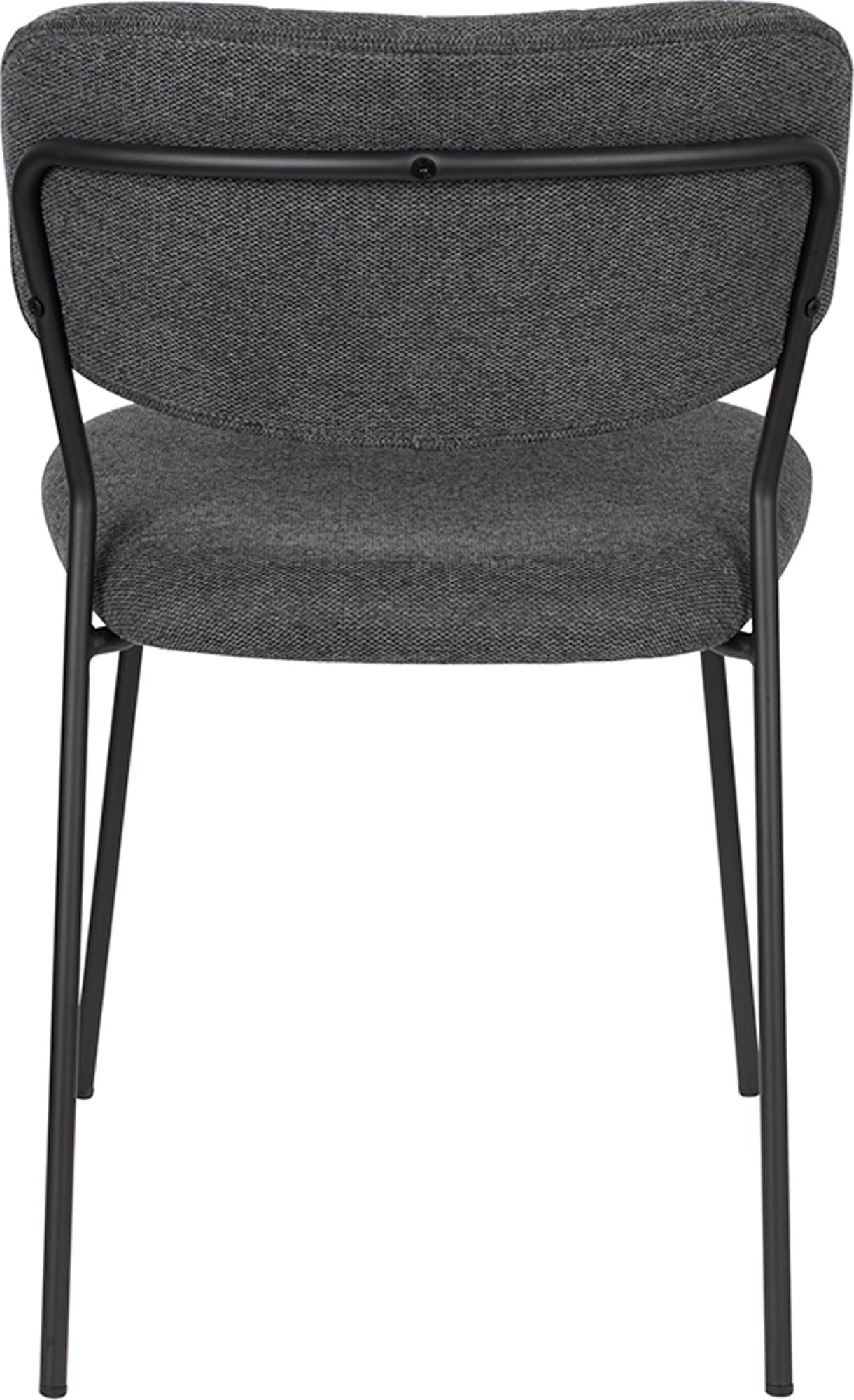 Eleganter Stuhl Jolien V1: Luxuriös gepolstert von White Label Living.
