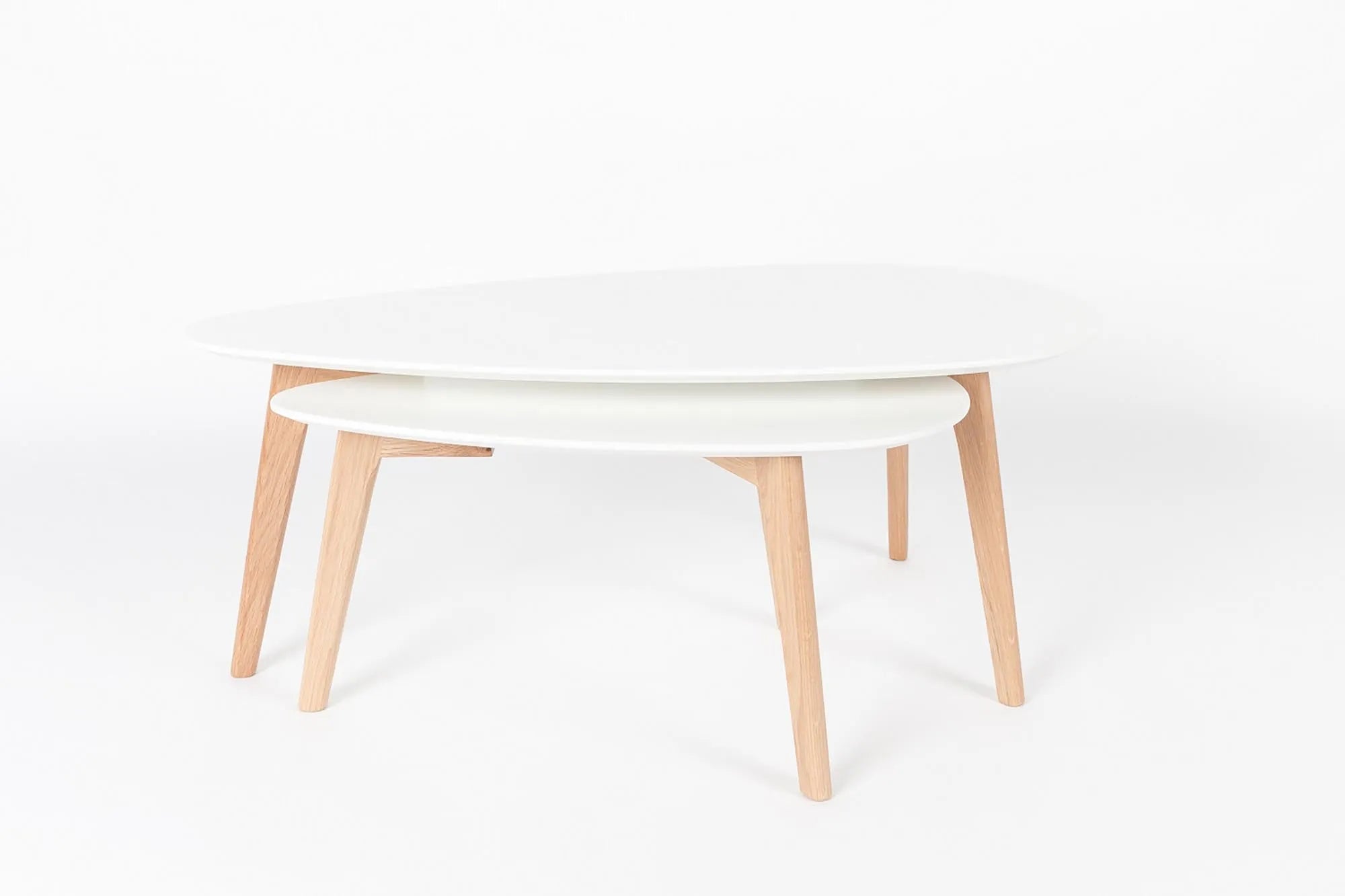 Beistelltisch Drop 2er Set Wohnzimmer kleine Tische modern