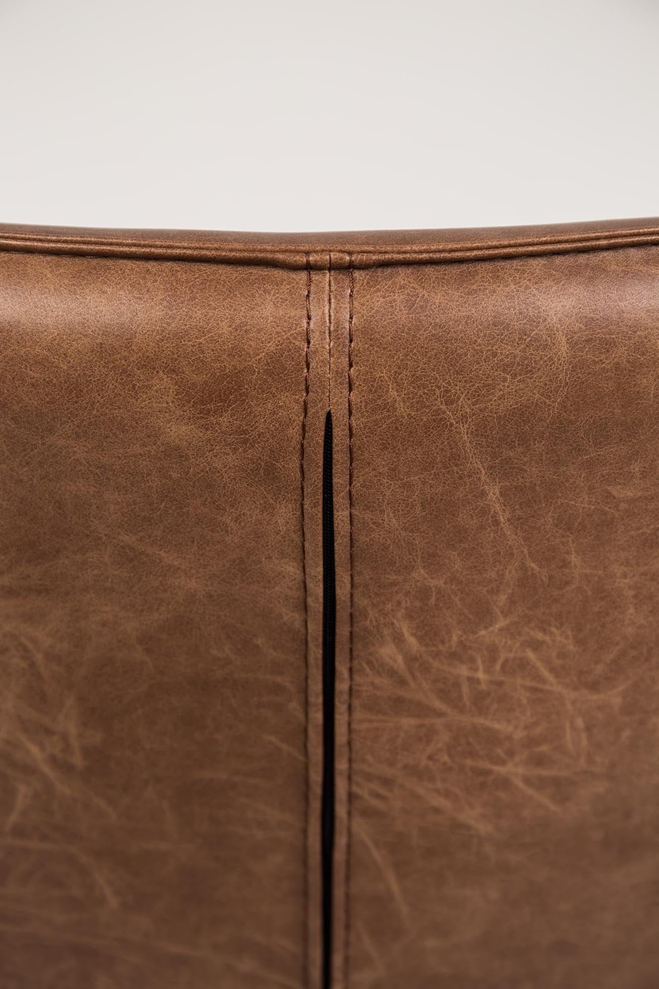 Eleganter Sessel BON von White Label Living in modernem Grauton.