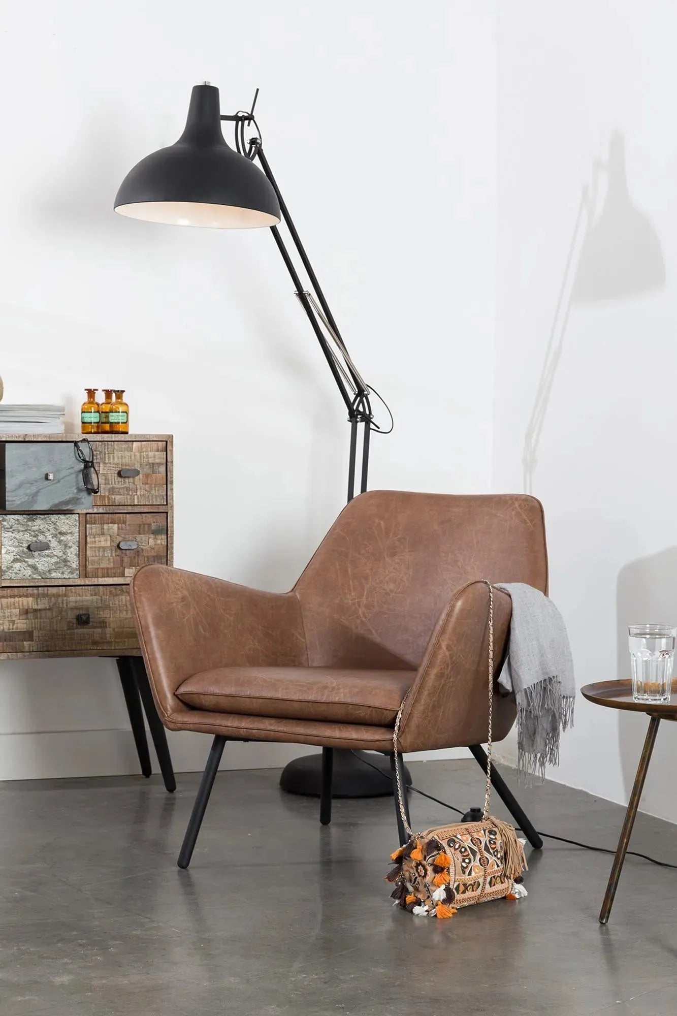 Sessel BON modernes Design Farboptionen Wohnzimmer