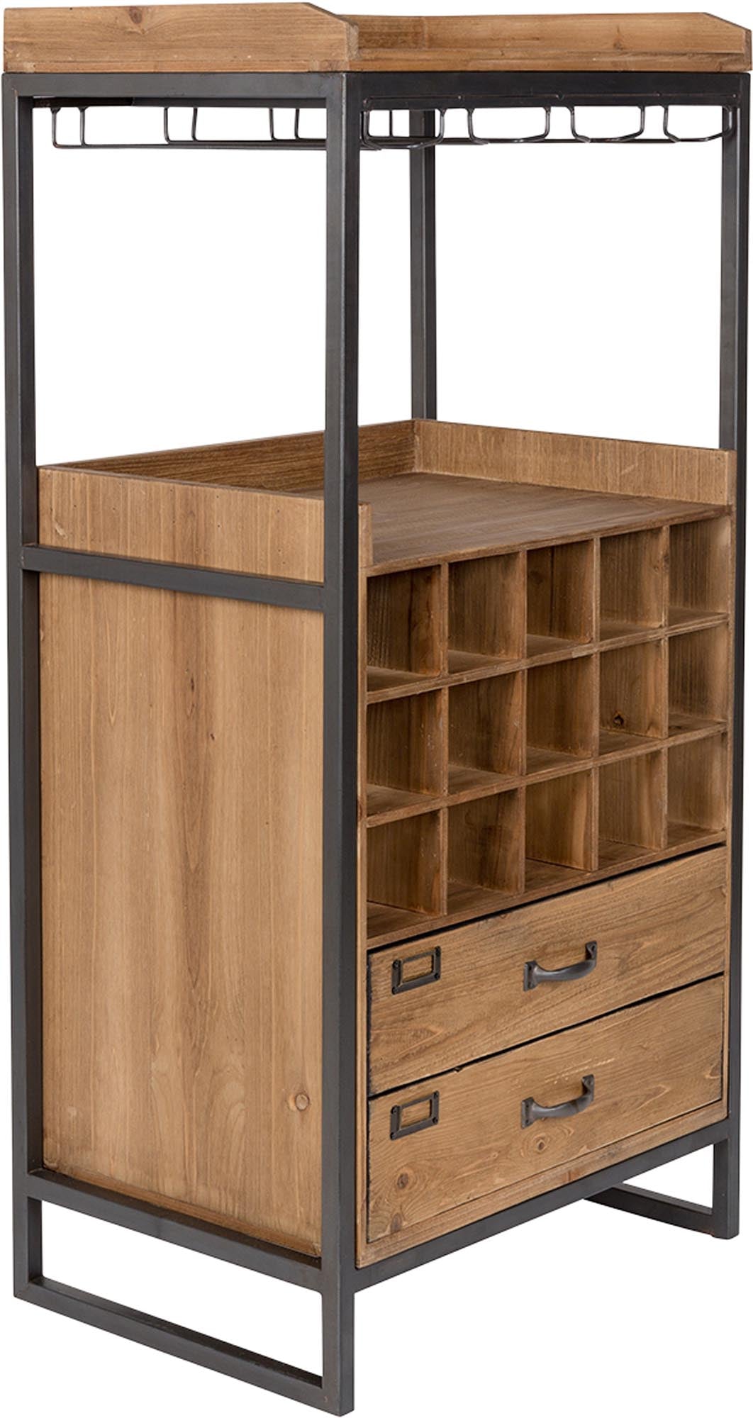 Entdecken Sie das elegante Cabinet EDGAR von White Label Living – ein zeitloses Möbelstück, das Design und Praktikabilität vereint.