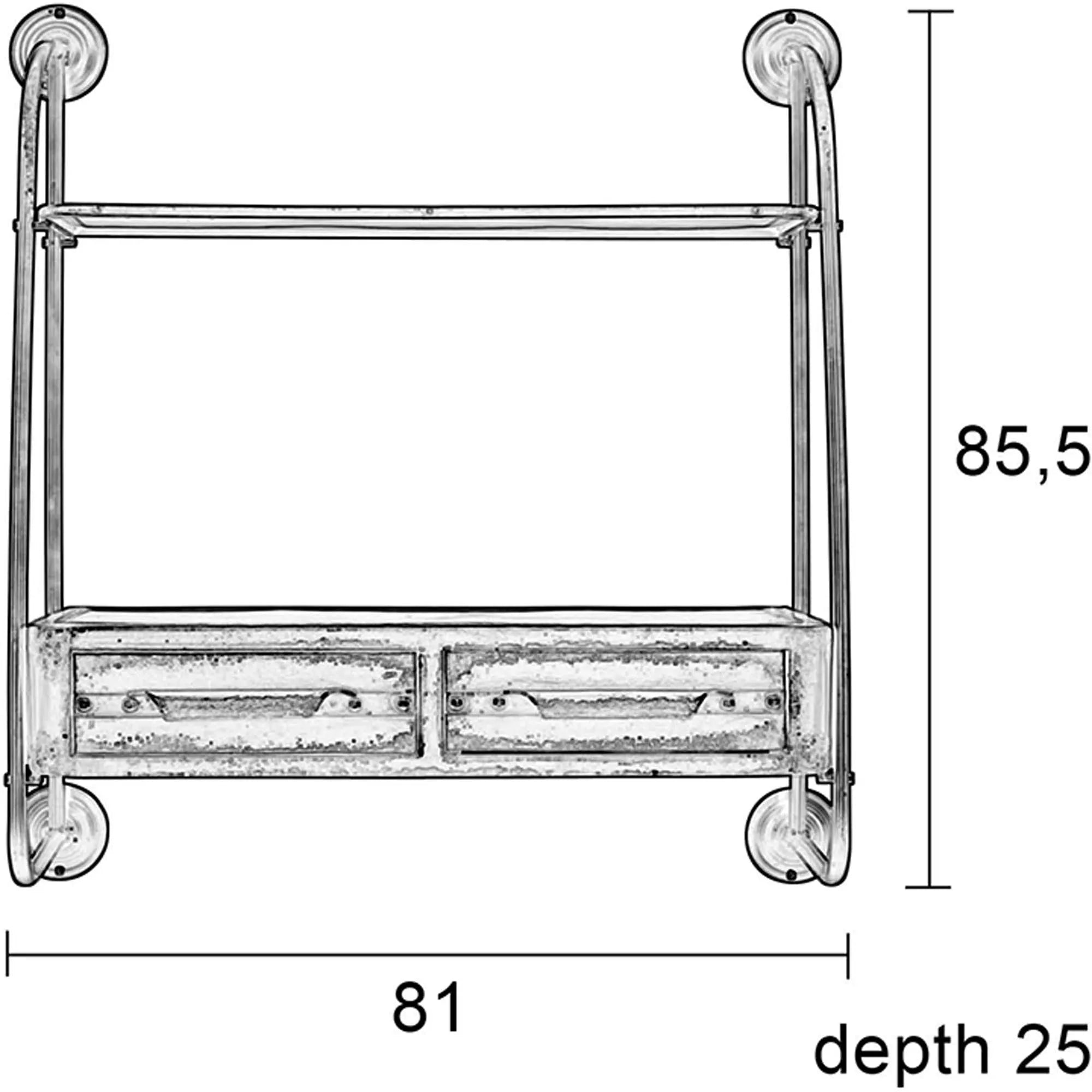 Wandregal FENG - KAQTU Design