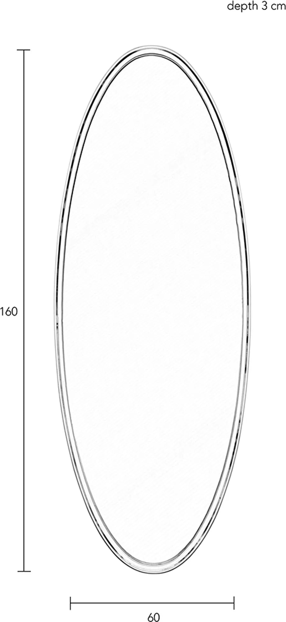 Spiegel MIYA OVAL L - KAQTU Design