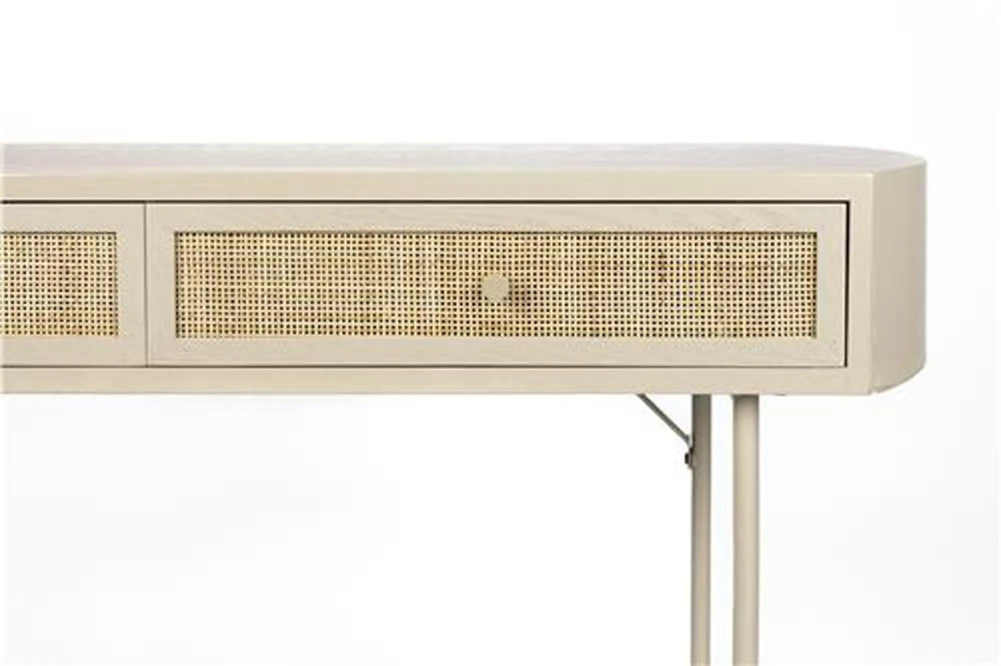 Konsolentisch AMAYA 2DR in Beige präsentiert im Onlineshop von KAQTU Design AG. Schreibtisch ist von White Label Living