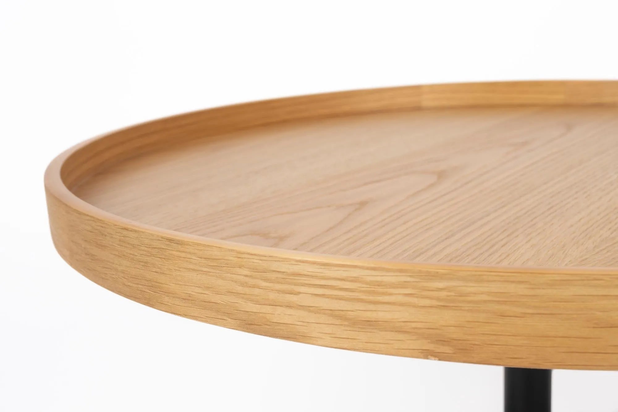 Beistelltisch Yuri Oak L in Natur/Schwarz präsentiert im Onlineshop von KAQTU Design AG. Beistelltisch ist von White Label Living