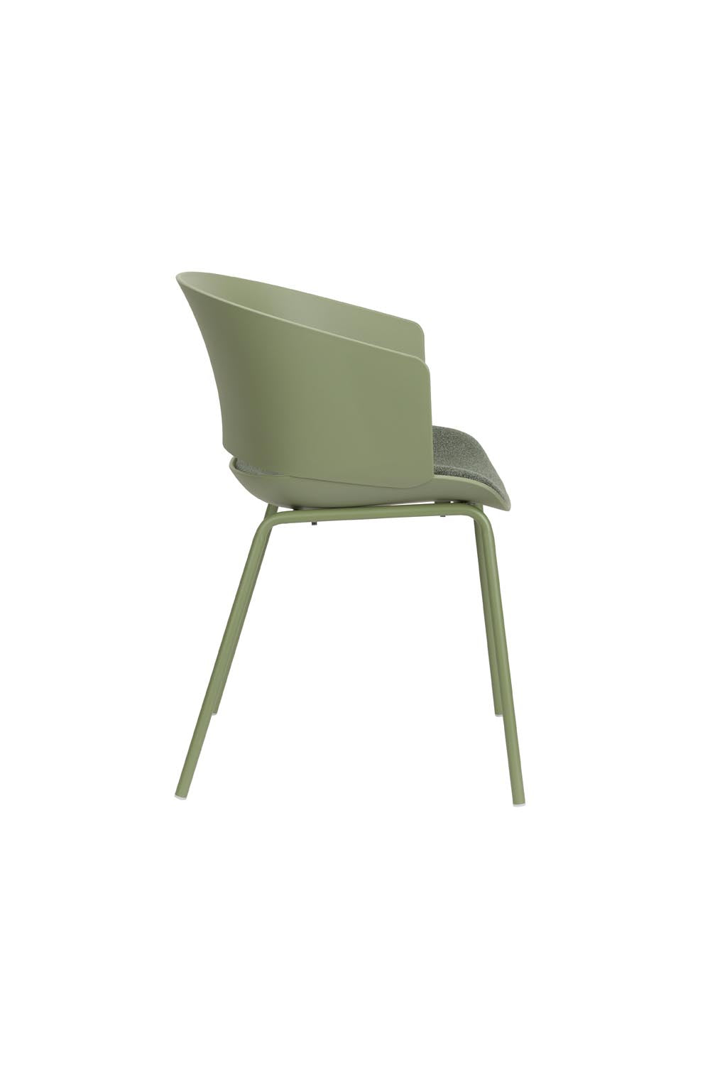 Stuhl Jessica Green: Modernes Design trifft auf nachhaltigen Komfort.