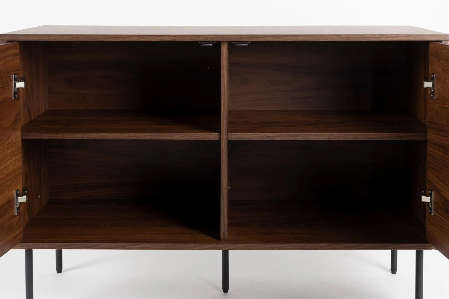 Sideboard Streifen Hoch in Brown präsentiert im Onlineshop von KAQTU Design AG. High-Sideboard ist von White Label Living