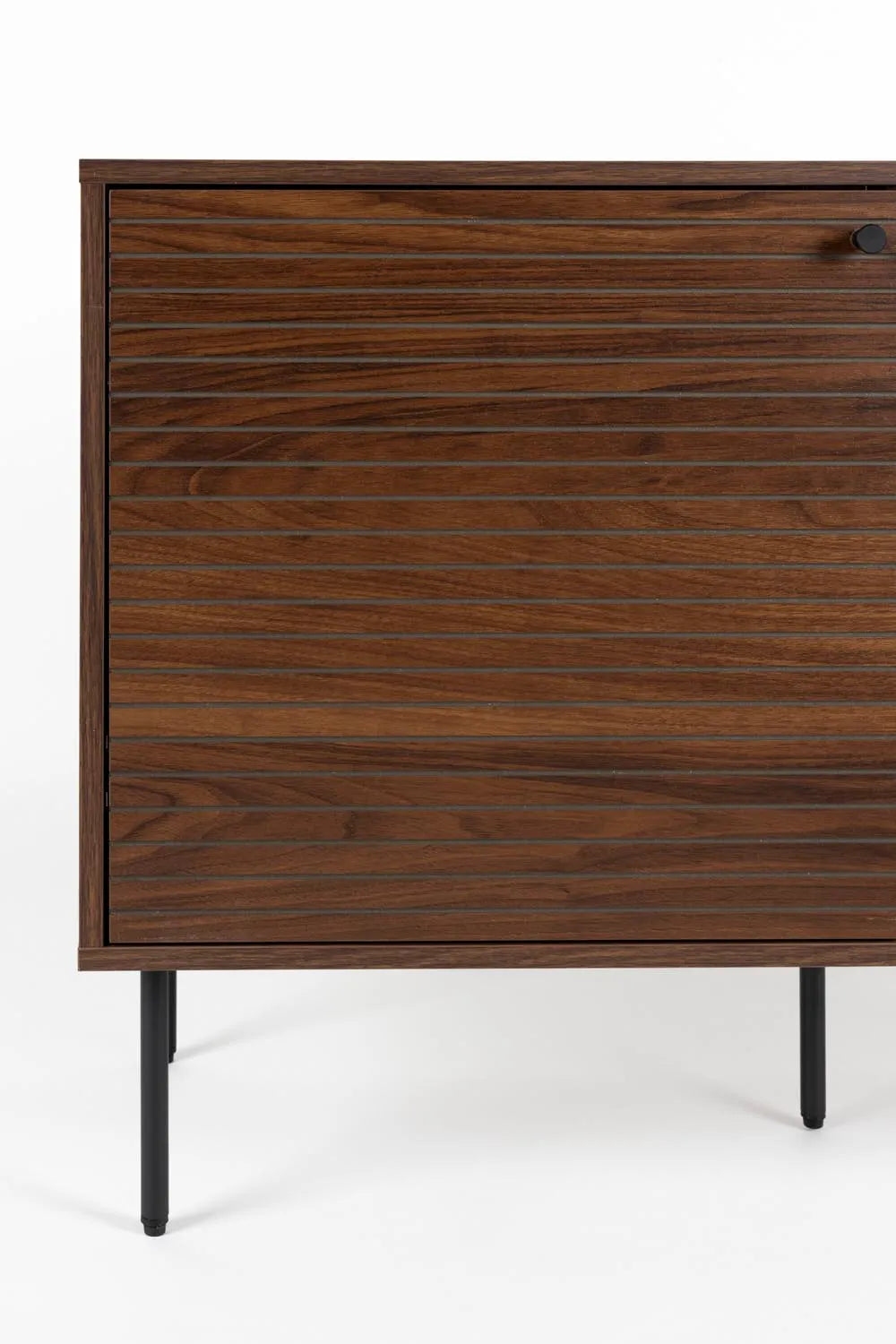 Sideboard Streifen Hoch in Brown präsentiert im Onlineshop von KAQTU Design AG. High-Sideboard ist von White Label Living