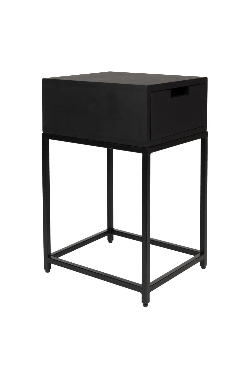 Parcq Beistelltisch/Nachttisch Schwarz in Black präsentiert im Onlineshop von KAQTU Design AG. Beistelltisch ist von White Label Living