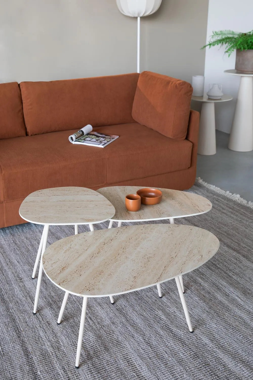 Norah Schlafsofa Braun in Brown präsentiert im Onlineshop von KAQTU Design AG. Tagesbett ist von White Label Living