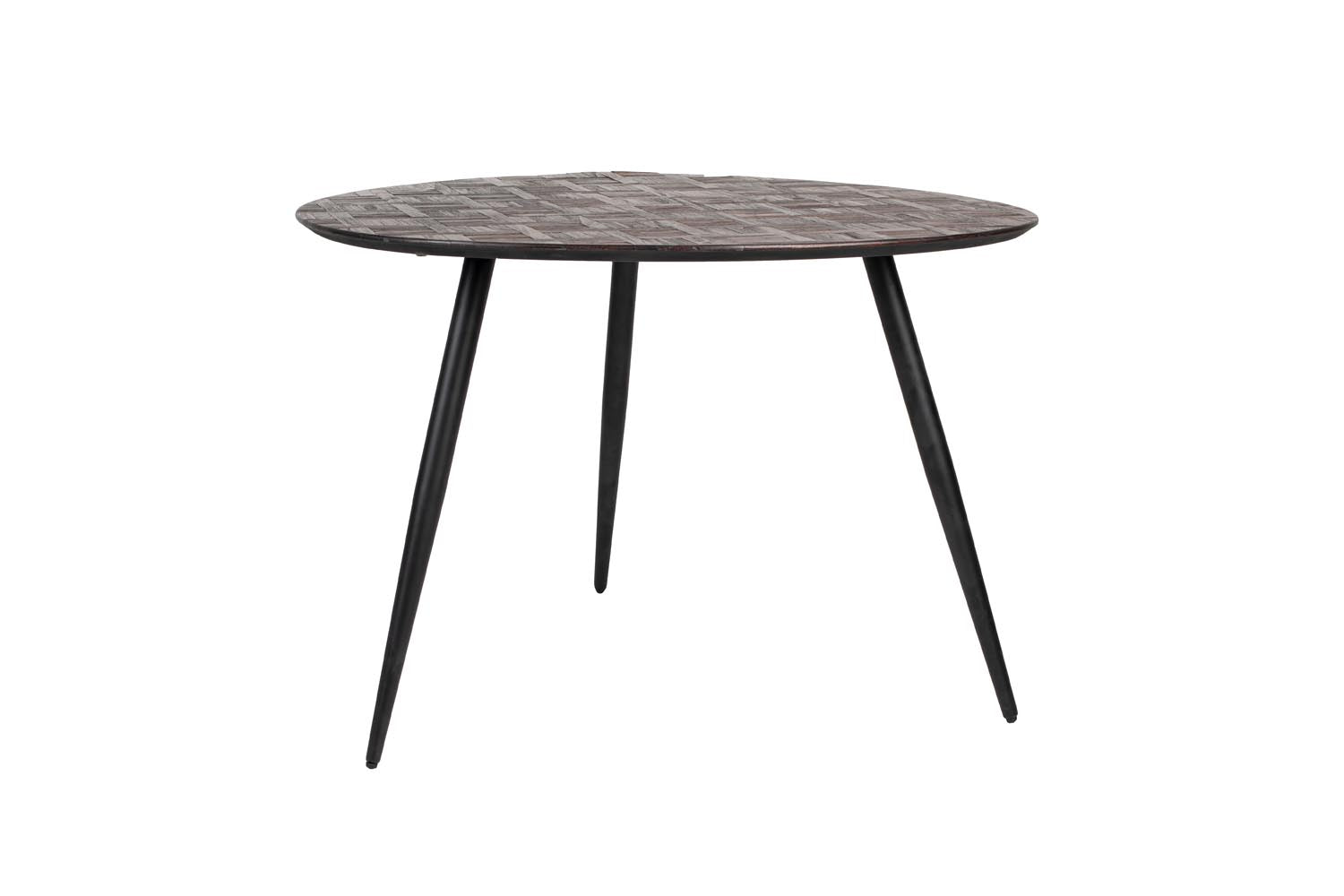 Webster Esstisch rund in Brown präsentiert im Onlineshop von KAQTU Design AG. Beistelltisch ist von White Label Living