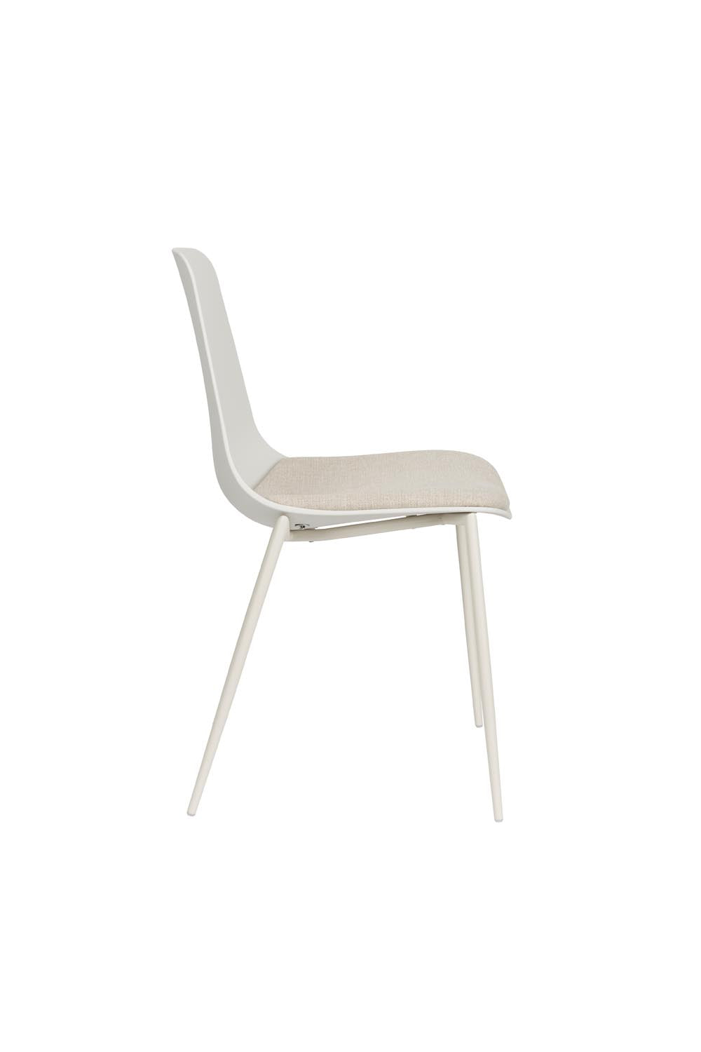 Moderner Jeffrey White Stuhl: Minimalistisches Design für Ihr Zuhause.
