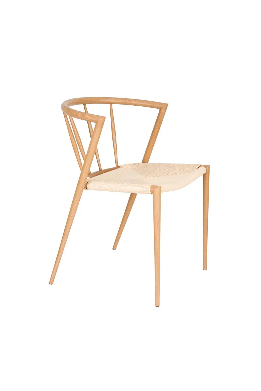 Eleganter Schalenstuhl Che von White Label Living: Komfort, Stil und robuste Eisenkonstruktion für moderne Räume.