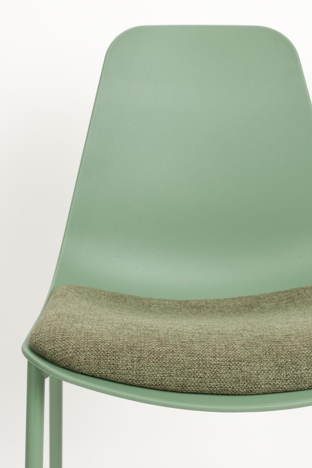 Stuhl Jeffrey Green in Green präsentiert im Onlineshop von KAQTU Design AG. Stuhl ist von White Label Living