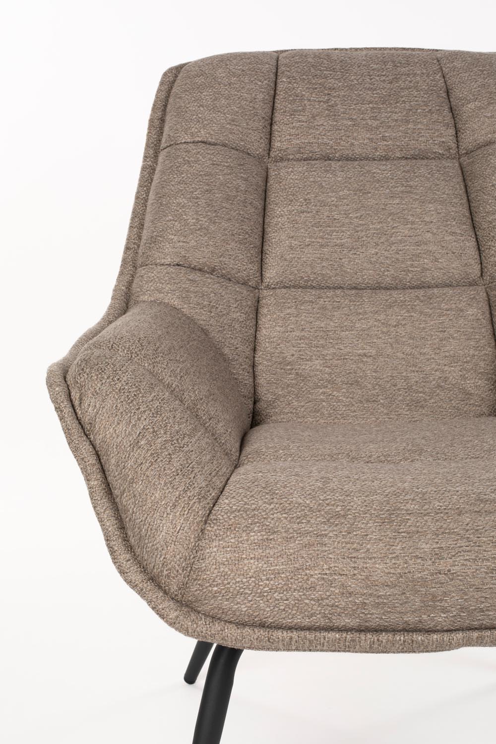 Loungesessel Bequem Thomas Braun in Brown präsentiert im Onlineshop von KAQTU Design AG. Sessel ist von White Label Living