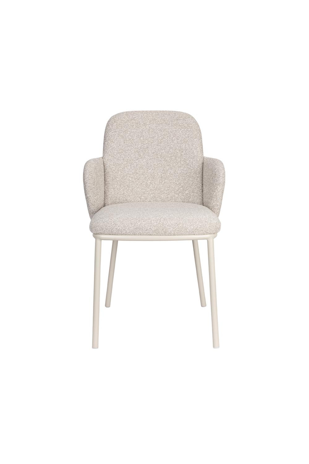 Sessel Jerrico Hellbeige in Beige präsentiert im Onlineshop von KAQTU Design AG. Stuhl ist von White Label Living