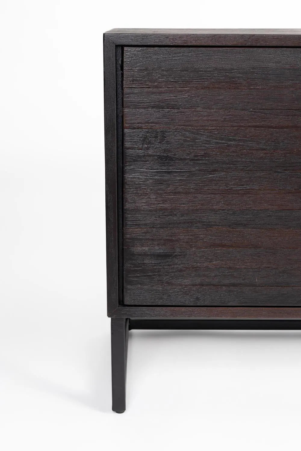 Sideboard Webster niedrig in Brown präsentiert im Onlineshop von KAQTU Design AG. Sideboard ist von White Label Living