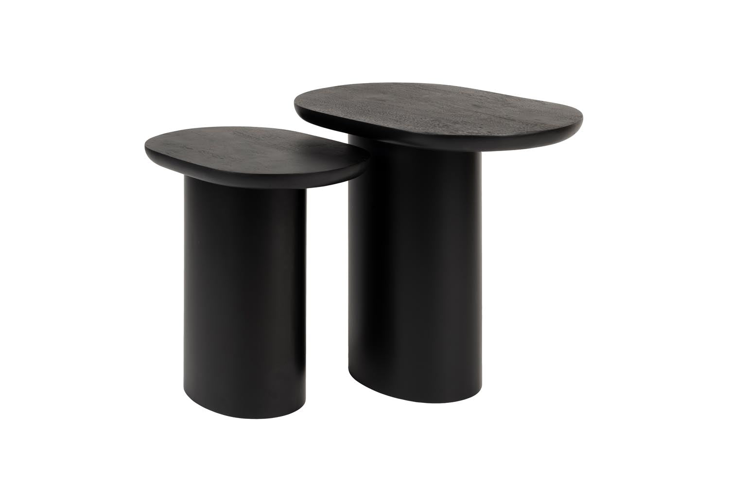 Bela Beistelltisch 2er Set in Black präsentiert im Onlineshop von KAQTU Design AG. Beistelltisch ist von White Label Living