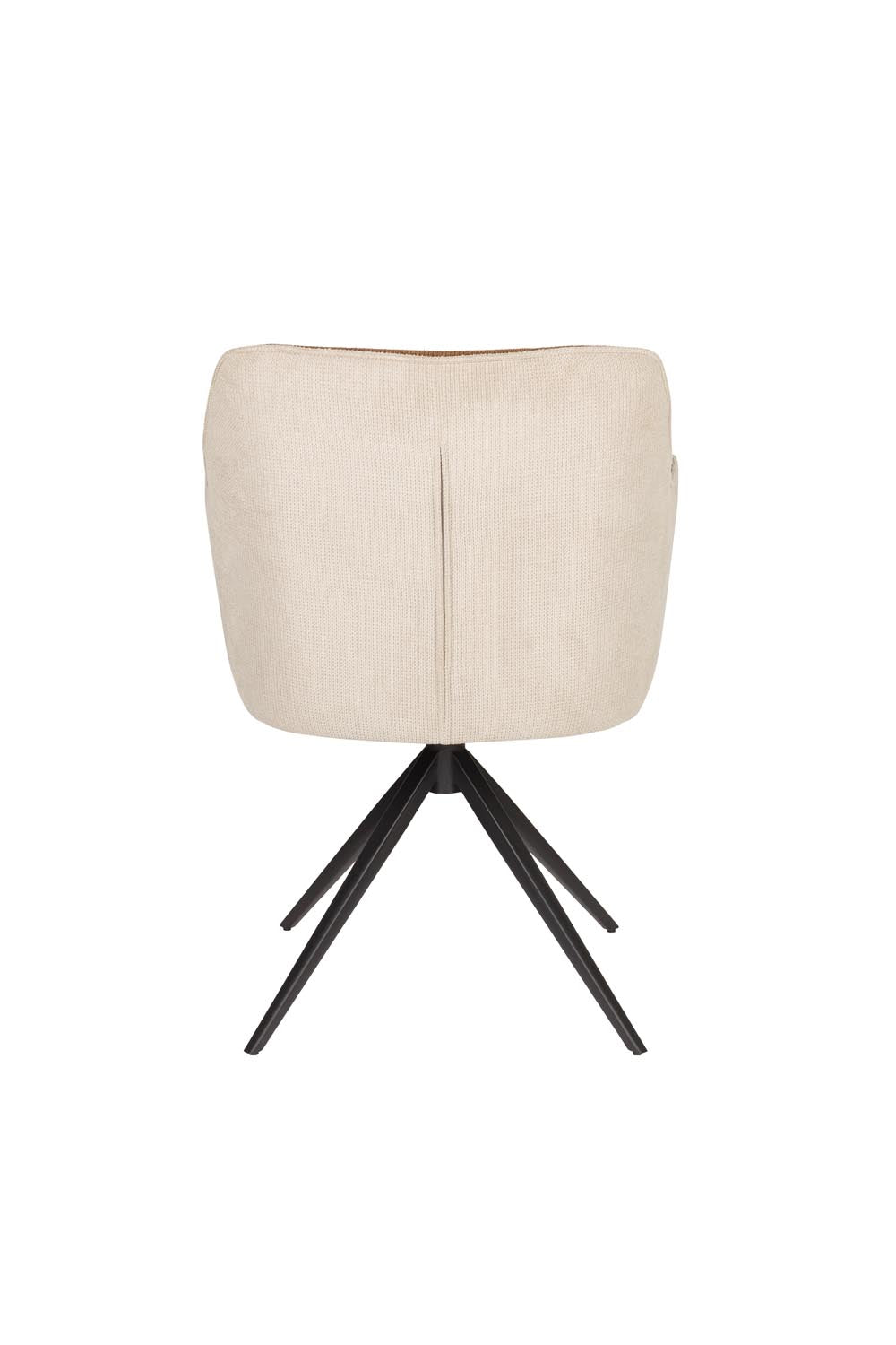 Sessel Daley Beige/Braun in Brown präsentiert im Onlineshop von KAQTU Design AG. Schalenstuhl mit Armlehnen ist von White Label Living