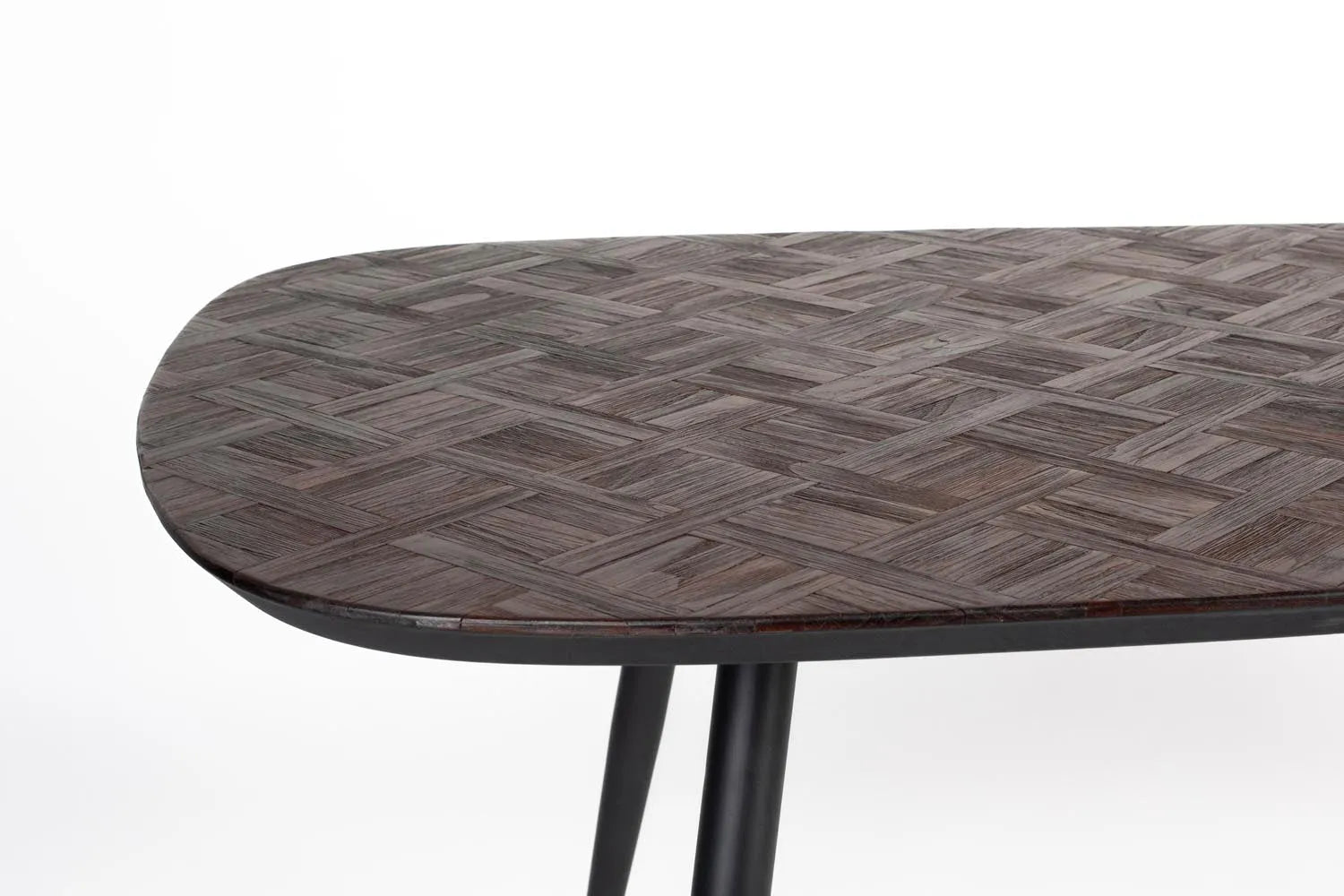 Webster Esstisch: Rechteckiges Design aus hochwertigem Teakholz.