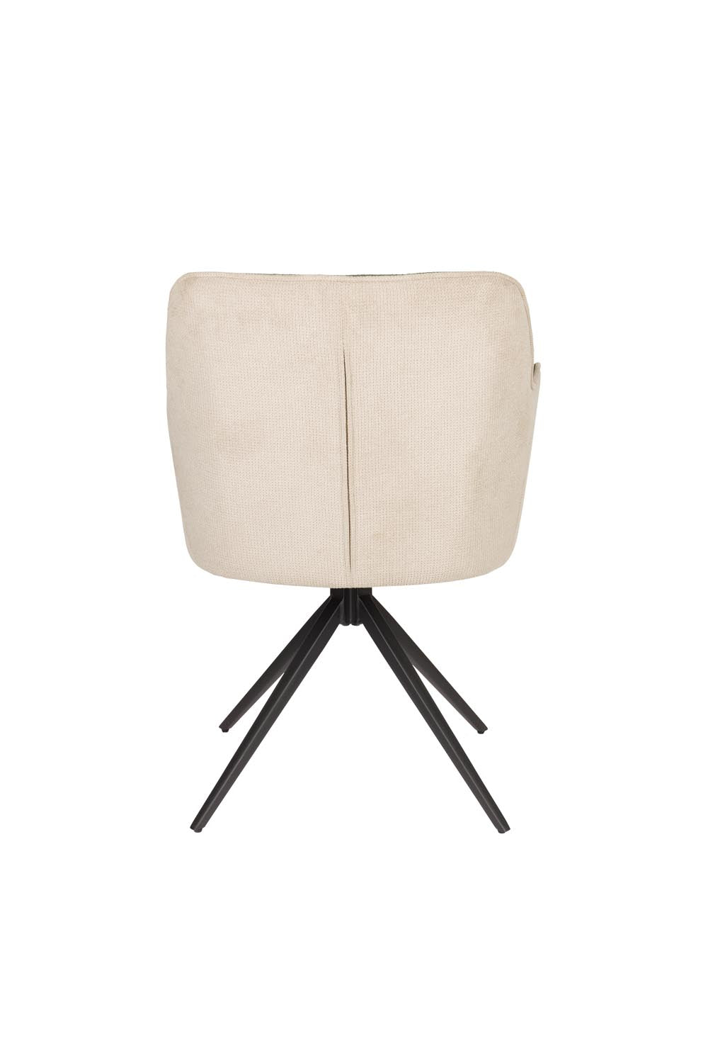 Sessel Daley Beige/Grün in Brown präsentiert im Onlineshop von KAQTU Design AG. Schalenstuhl mit Armlehnen ist von White Label Living