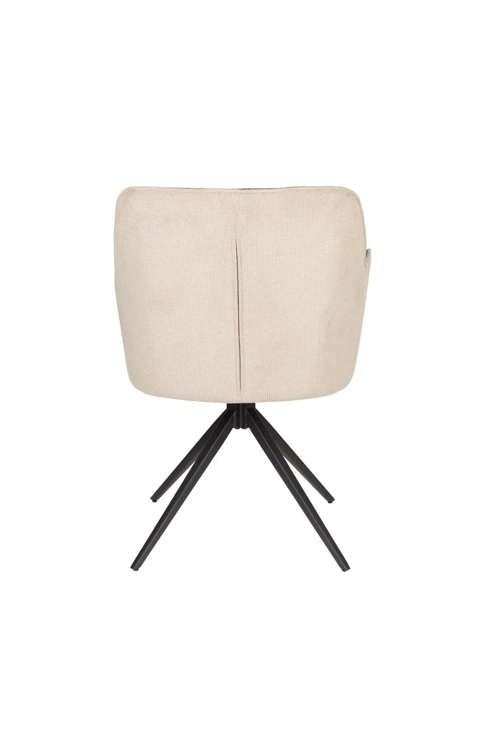 Sessel Daley Beige/Grün in Brown präsentiert im Onlineshop von KAQTU Design AG. Schalenstuhl mit Armlehnen ist von White Label Living