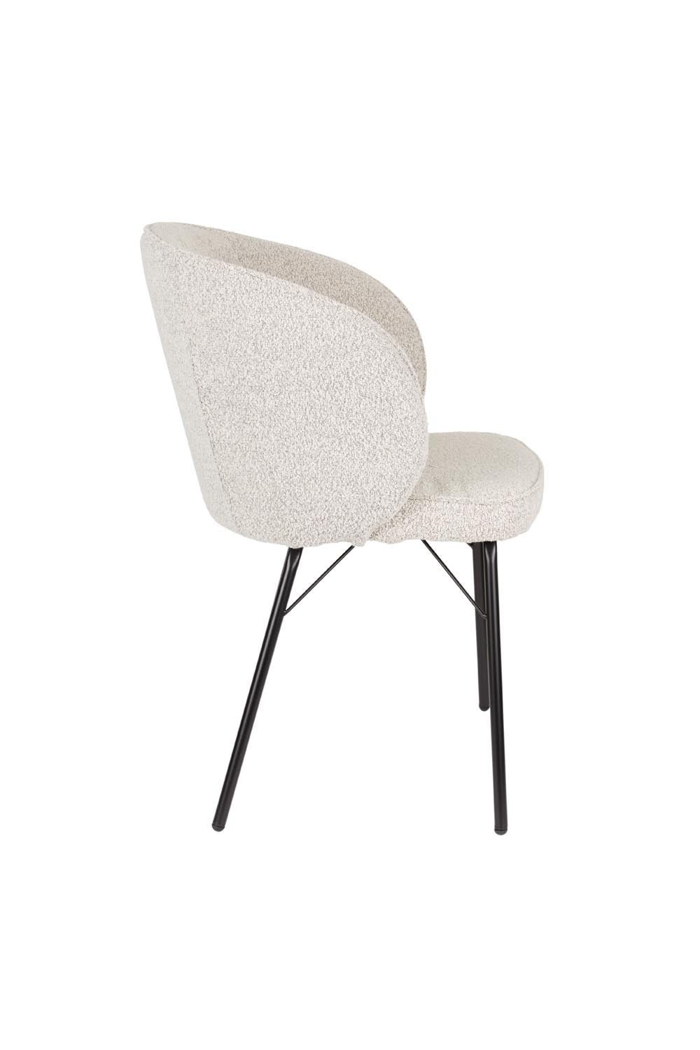 Komfortabler Stuhl Joa Beige von White Label Living für modernes Wohnen.