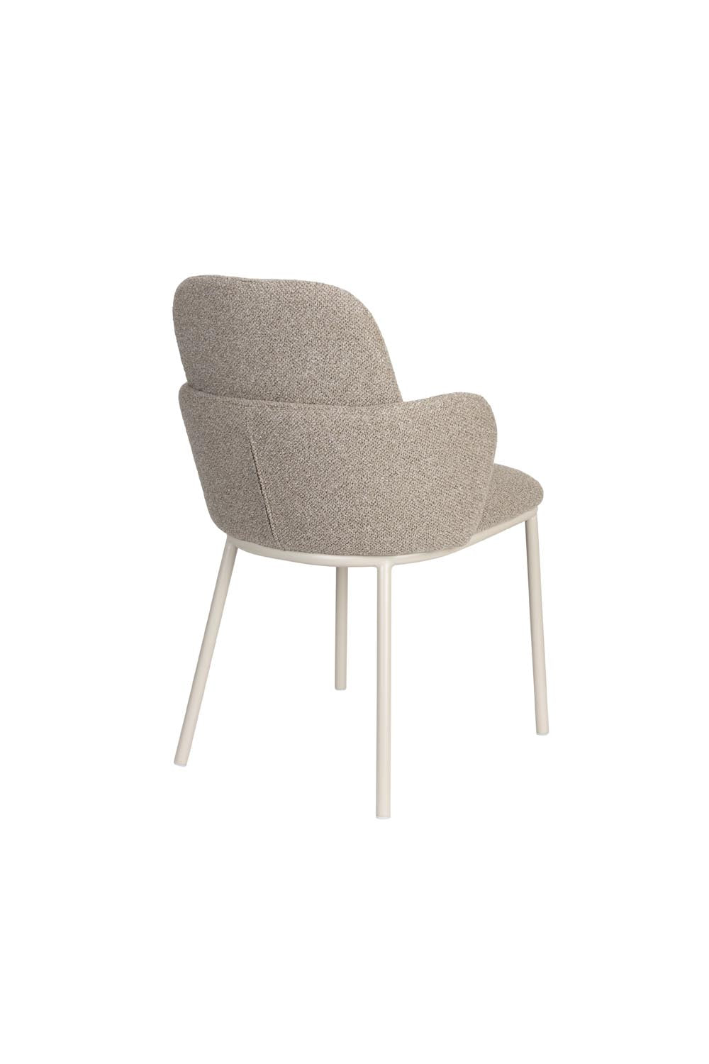 Sessel Jerrico Braun Beige in Beige präsentiert im Onlineshop von KAQTU Design AG. Stuhl ist von White Label Living