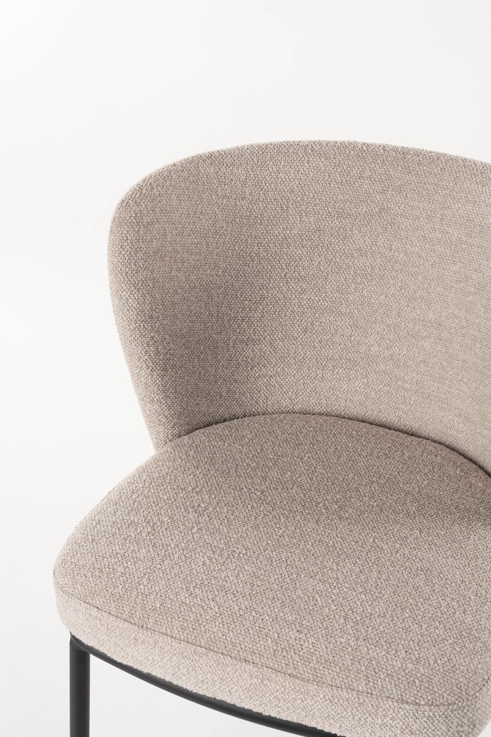 Eleganter Guus Stuhl Beige: Stilvoller Komfort von White Label Living.