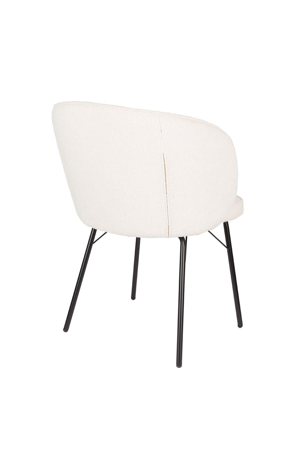 Stuhl Joa Weiss: Stilvoller Komfort von White Label Living.