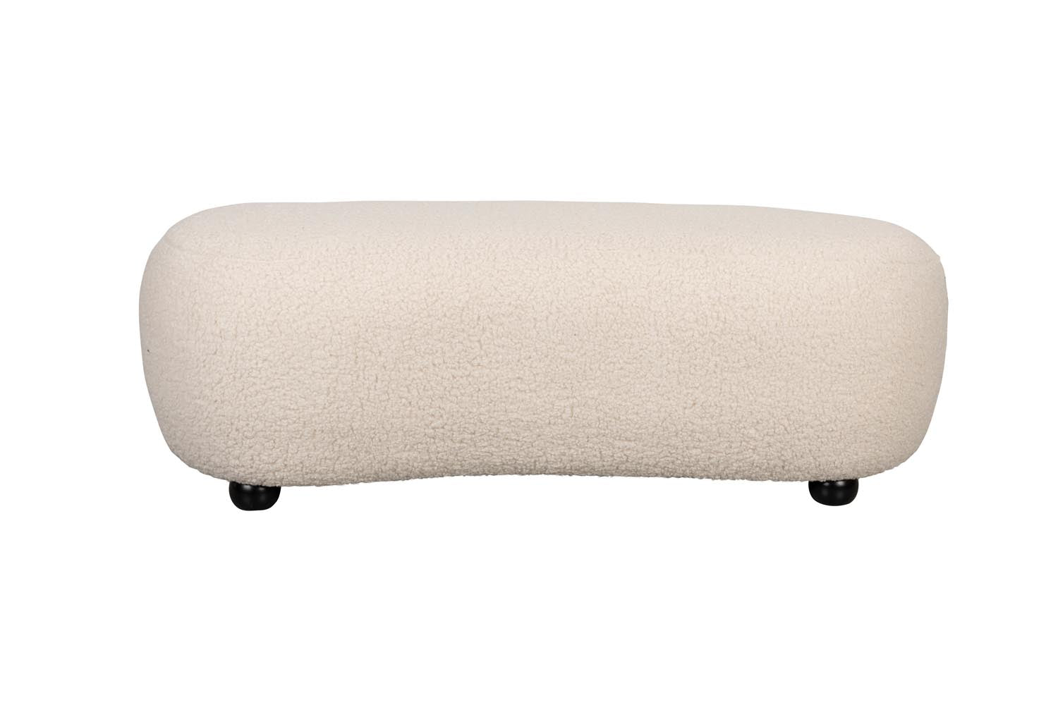 Hocker Noxx in White präsentiert im Onlineshop von KAQTU Design AG. Hocker ist von White Label Living