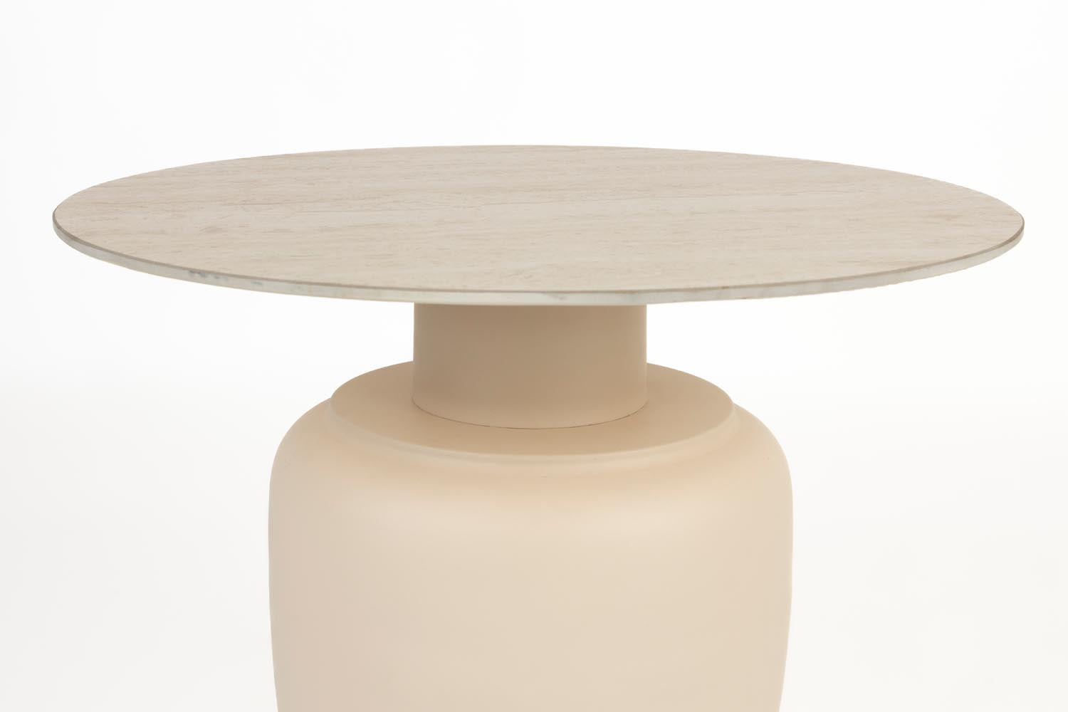 Karula Beistelltisch hoch in Beige präsentiert im Onlineshop von KAQTU Design AG. Beistelltisch ist von White Label Living