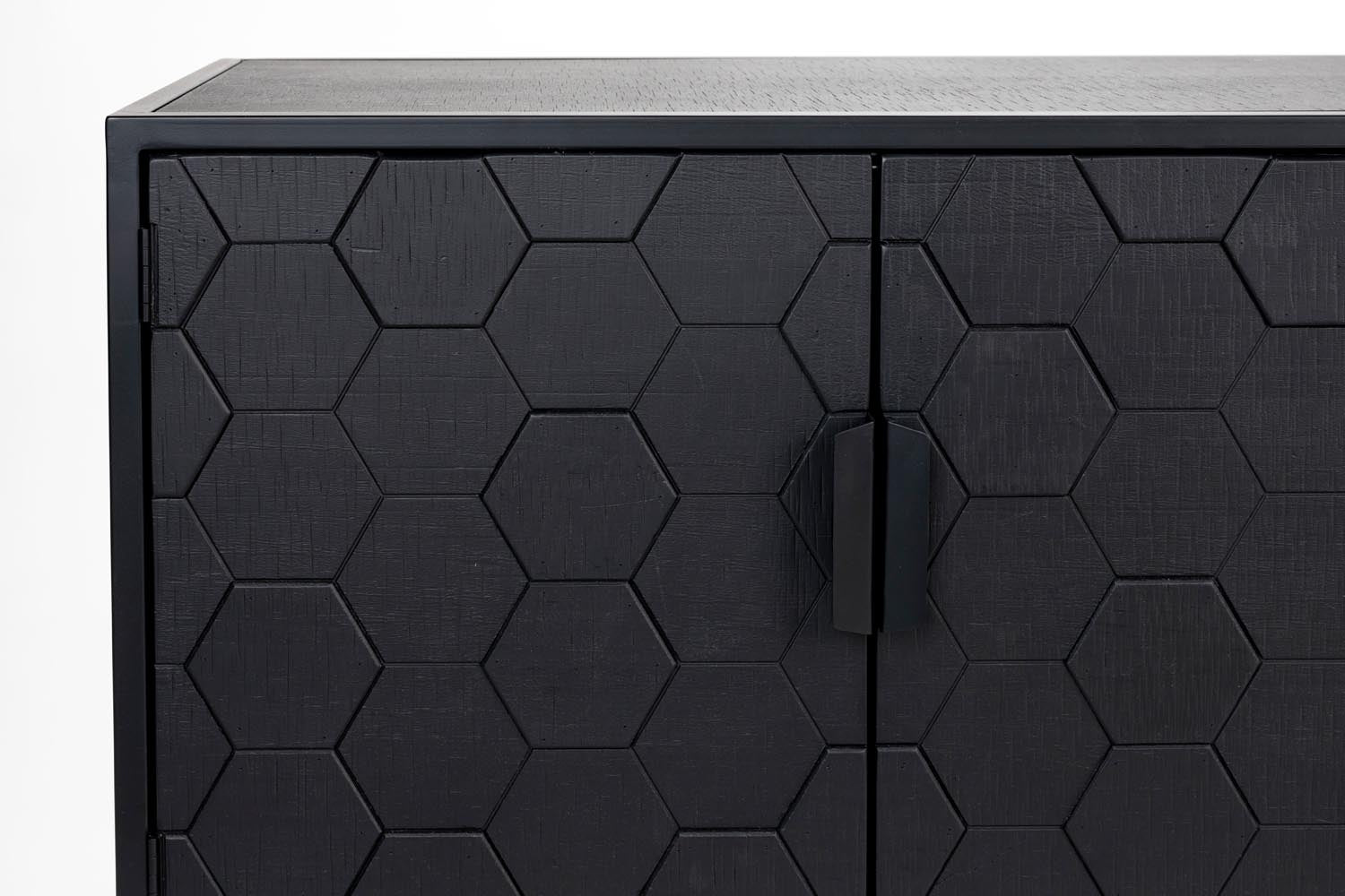 Sideboard Linc Low in Black präsentiert im Onlineshop von KAQTU Design AG. Sideboard ist von White Label Living