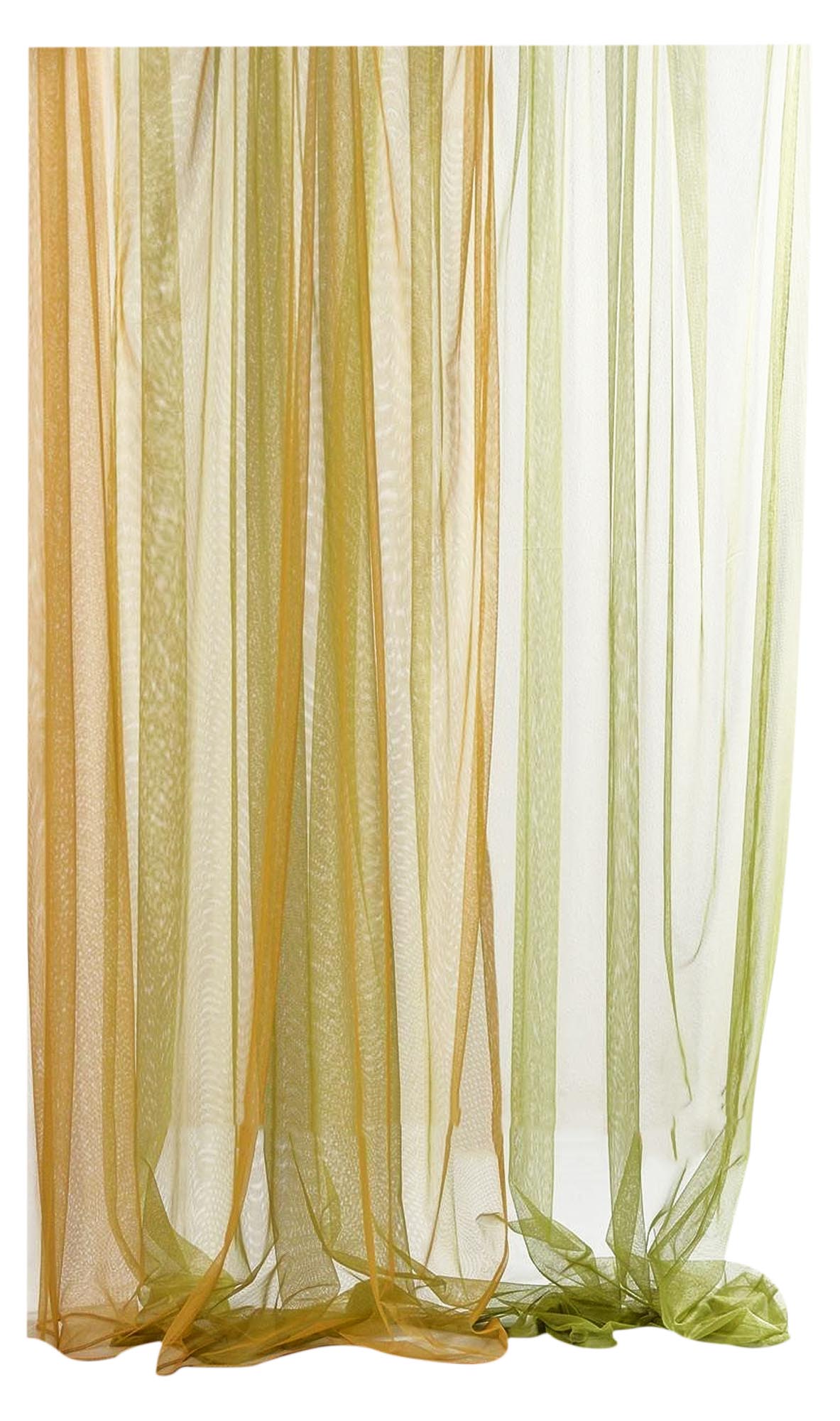 Vorhang Tüll in Gelbgrün präsentiert im Onlineshop von KAQTU Design AG. Vorhang ist von ZigZagZurich