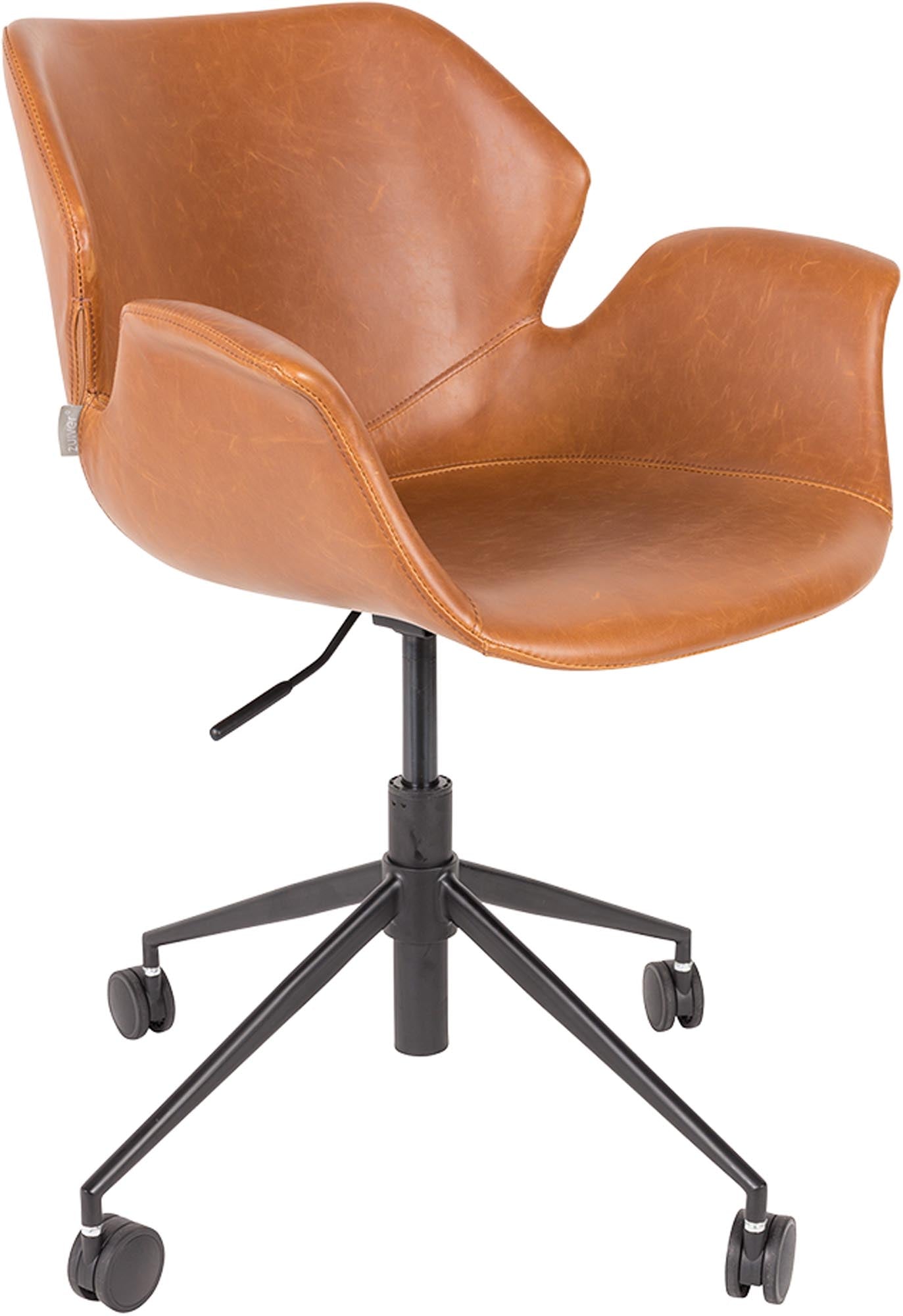 Moderner Bürostuhl Nikki von Zuiver: Komfort, Stil und Funktionalität für Ihr Home Office. Ideal für gesundes Arbeiten und ansprechendes Design.