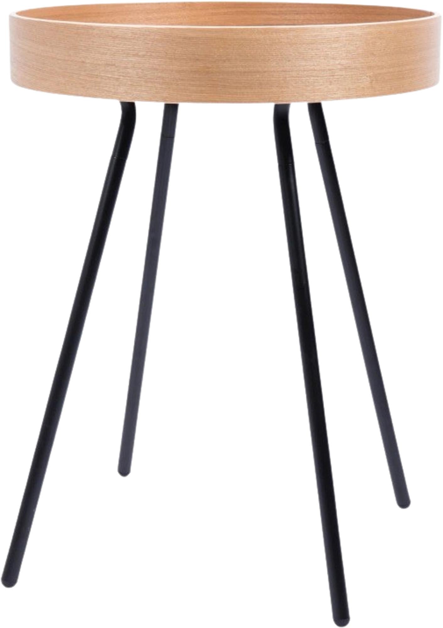 Stylischer Beistelltisch aus hochwertigem Eichenholz mit praktischem Tablett-Design. Perfekt für jedes moderne Zuhause.