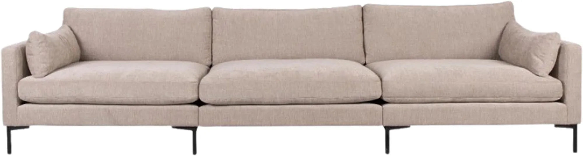 Das Sofa Summer 4.5-Sitzer von Zuiver: zeitloses Design, hochwertiger Stoff, individuell anpassbare Farben, ideal zum Entspannen.