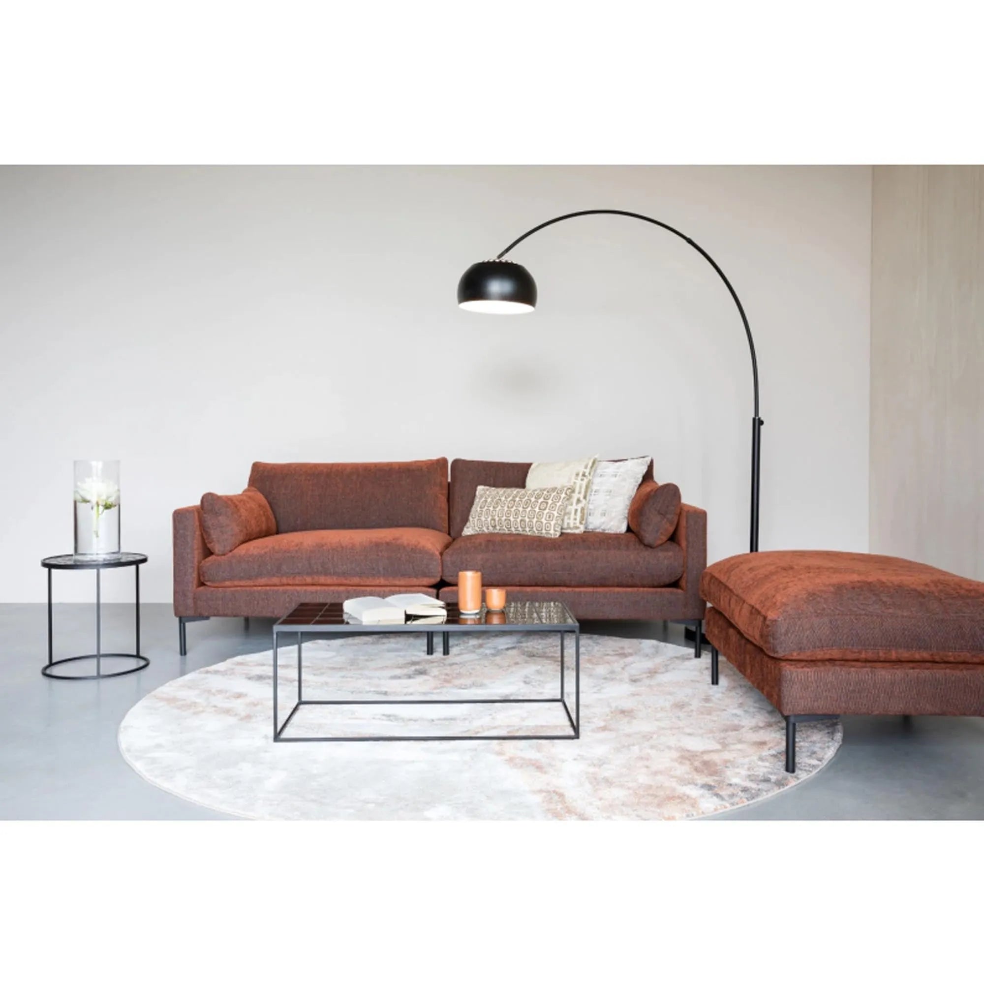 Sofa Summer 3 Sitzer – Modernes Sofa mit stabilen Holzfüßen