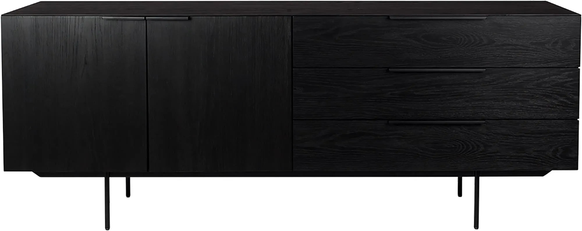 Das Sideboard "Travis" von Zuiver: Vielseitig, farbenfroh, ideal für Wohnzimmer und Flur, bietet eleganten Stauraum.