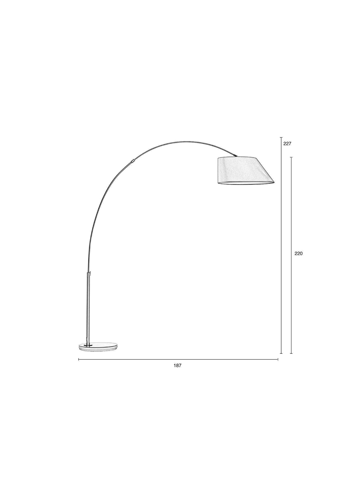 Elegante Zuiver ARC Stehleuchte: Modernes Design für Ihr Zuhause.