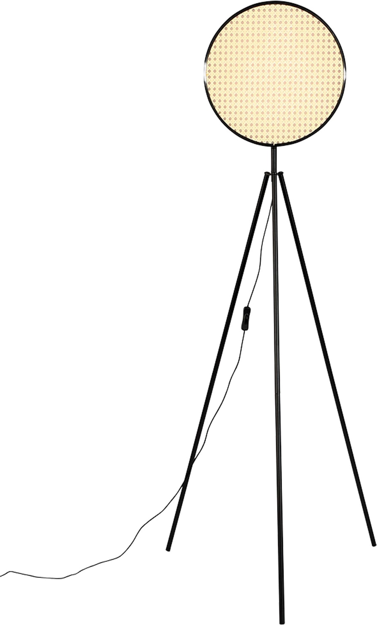 Stehleuchte Sien in Braun präsentiert im Onlineshop von KAQTU Design AG. Stehleuchte ist von Zuiver