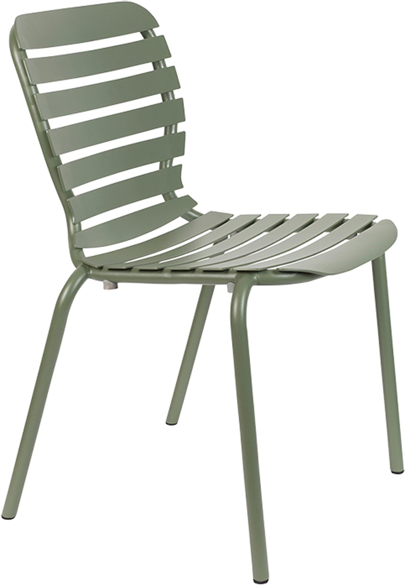 Der stilvolle Gartenstuhl Vondel von Zuiver vereint modernes Design mit Komfort und ist perfekt für entspannte Stunden im Freien.