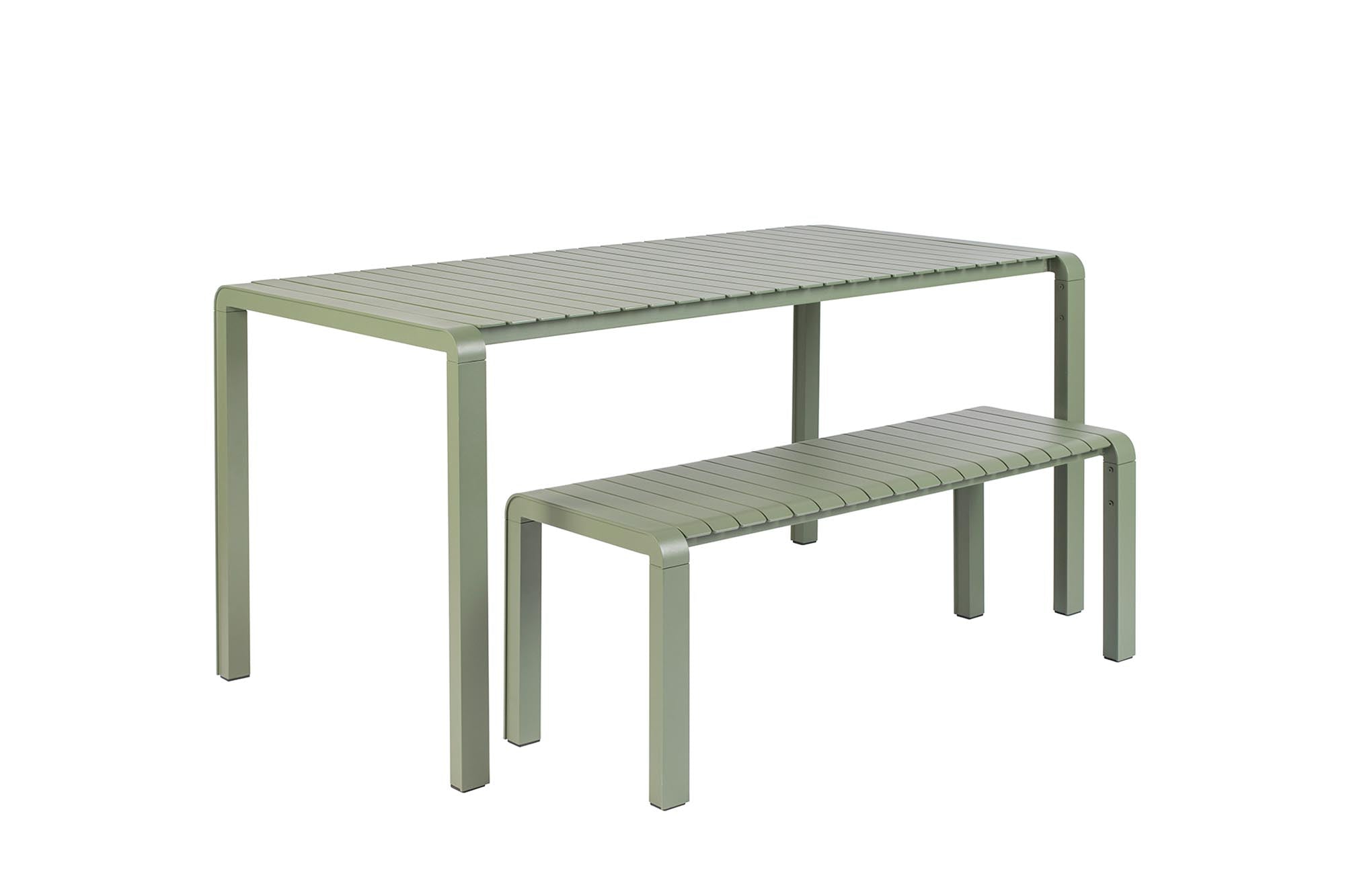 Moderne Zuiver Vondel Gartenbank aus robustem Aluminium gefertigt.