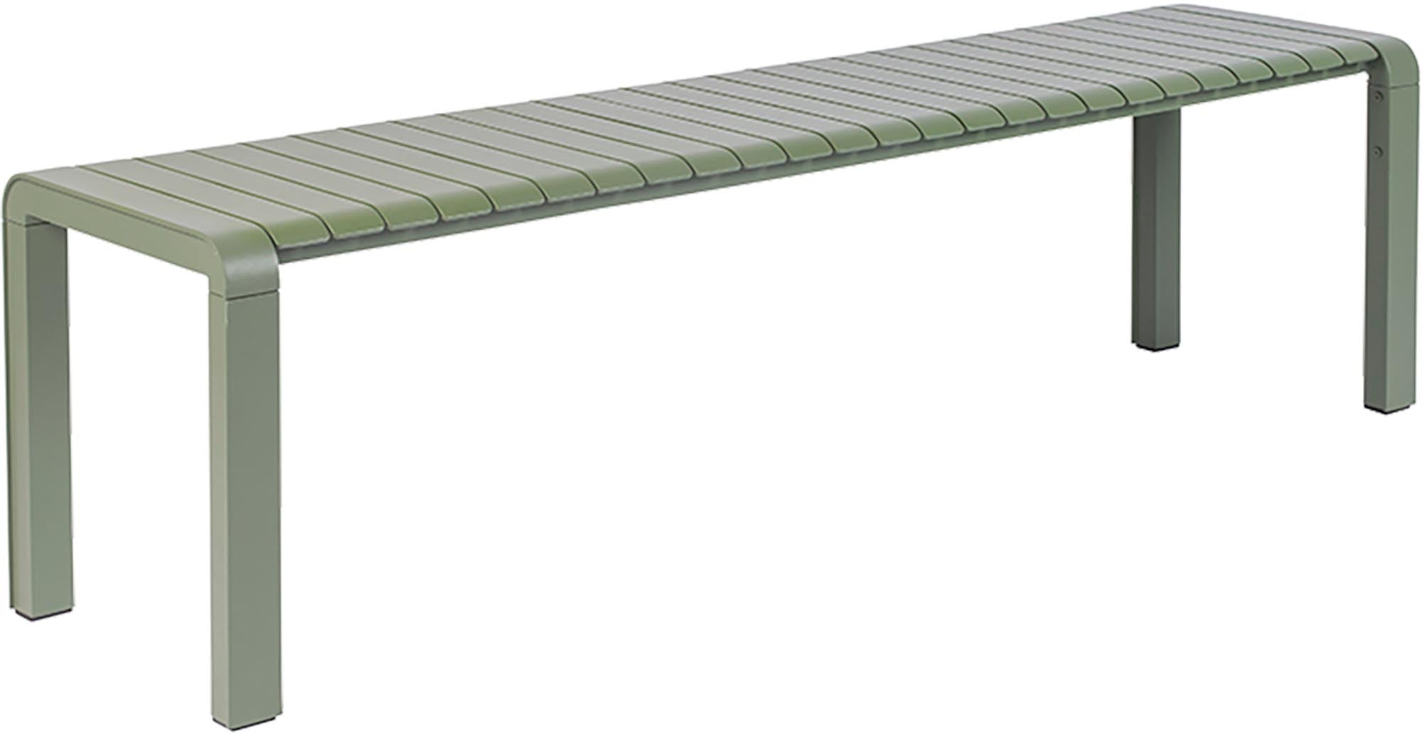 Stilvolle Zuiver Vondel Gartenbank aus wetterfestem Aluminium.