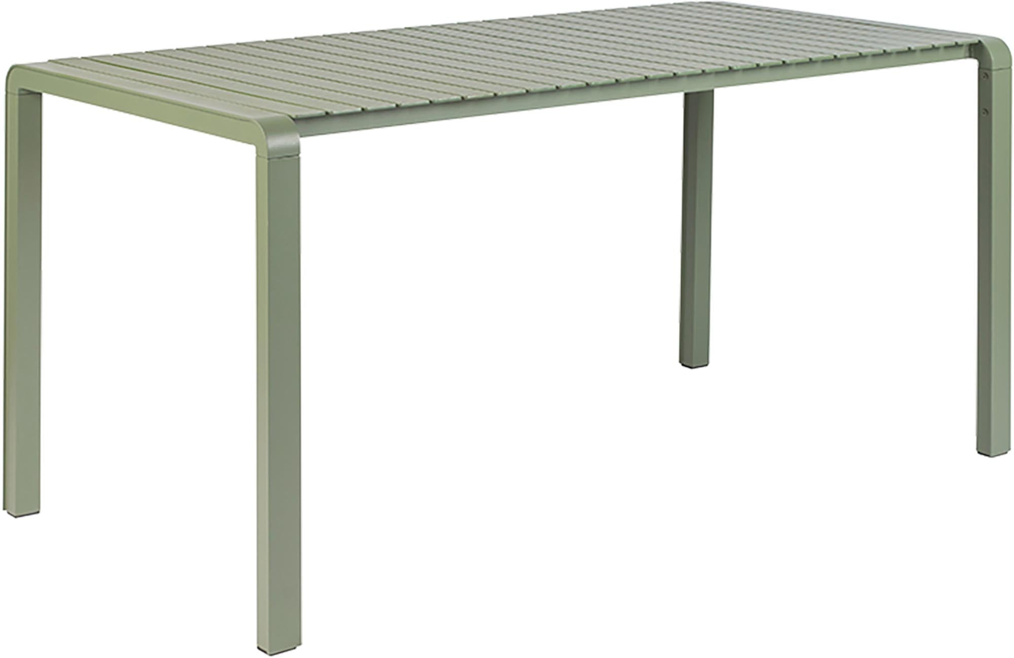 Der stilvolle Gartentisch Vondel von Zuiver vereint langlebiges Akazienholz mit wetterfestem Design – perfekt für entspannte Stunden im Freien.