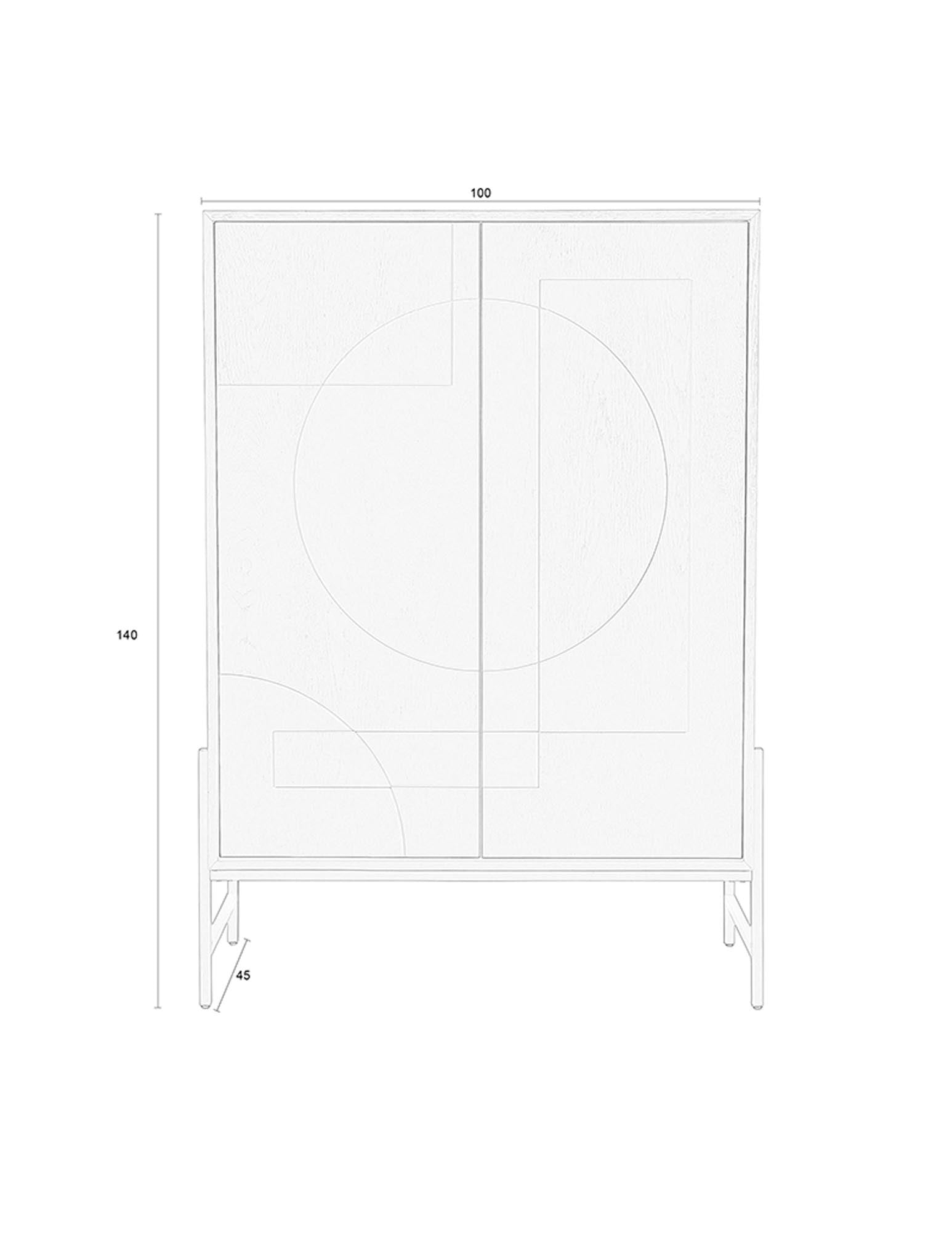 Zuiver Cabinet Faces: Stilvolles Design aus hochwertigem Eichenholz.